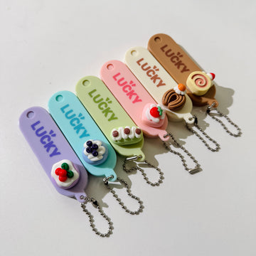Dessert Mirror Keychain π°