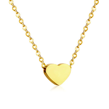 Golden Love Heart Necklace
