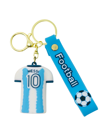 Sky Stripes Jersey Keychain