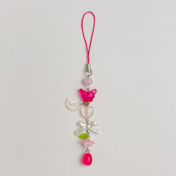 Pink Fairy Moon Charm 🌙