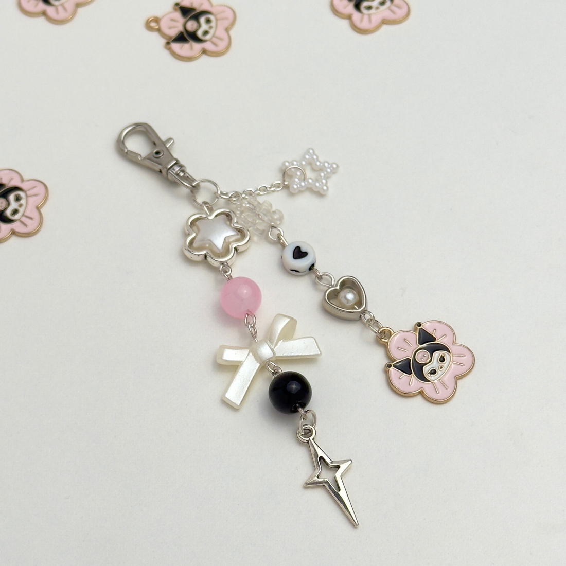 Kuromi Bag Charm 🖤