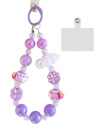Lavender Blossom Phone Charm