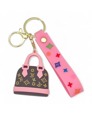 Lv mini handbag keychain
