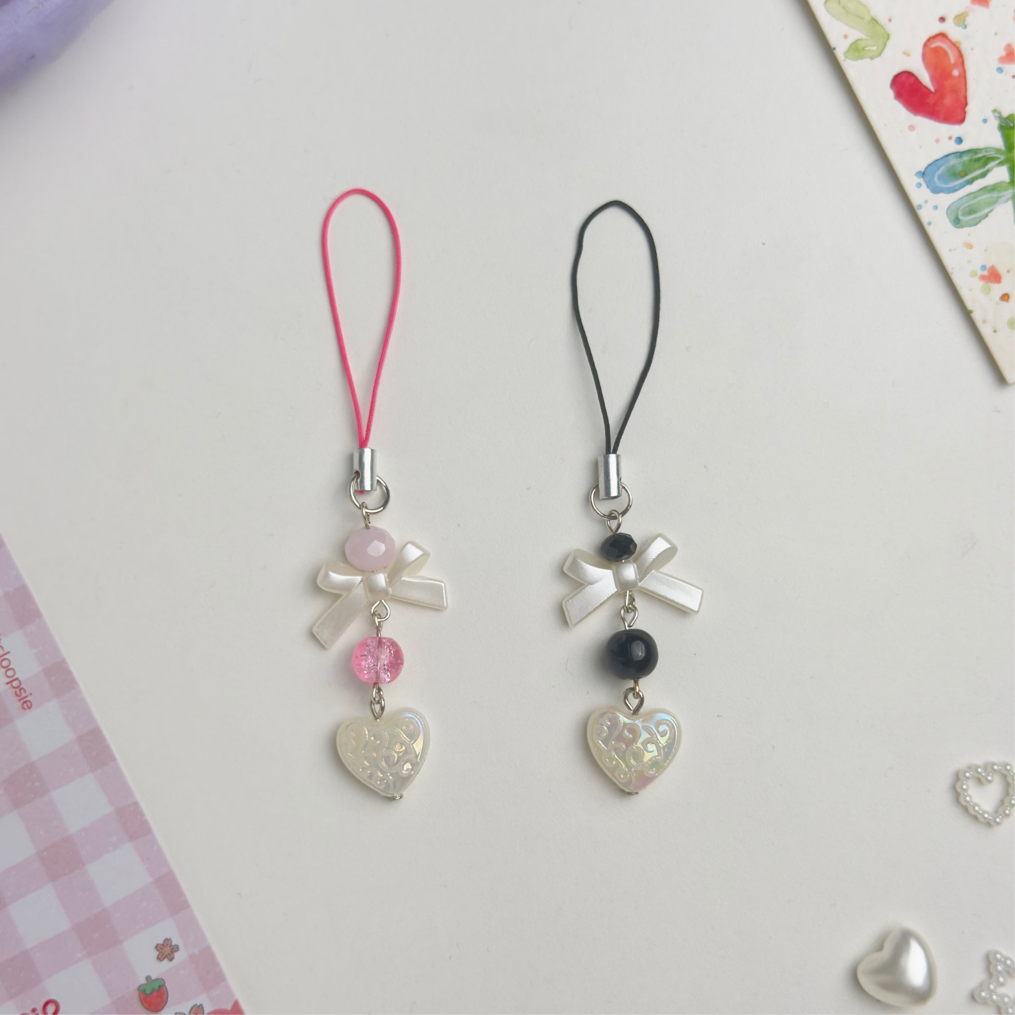 Heart Glaze Charms ✨