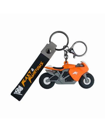 Orange Fast and Furious Bike