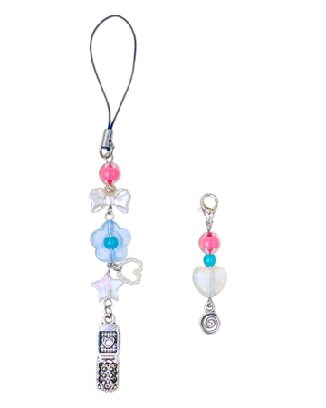 Y2K Telephone Charm with Zipper