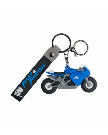 Blue Fast and Furious Bike