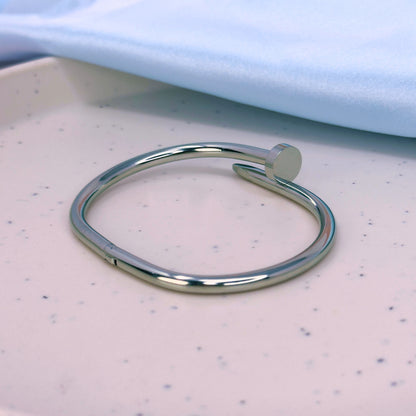 Nail Bracelet - Silver