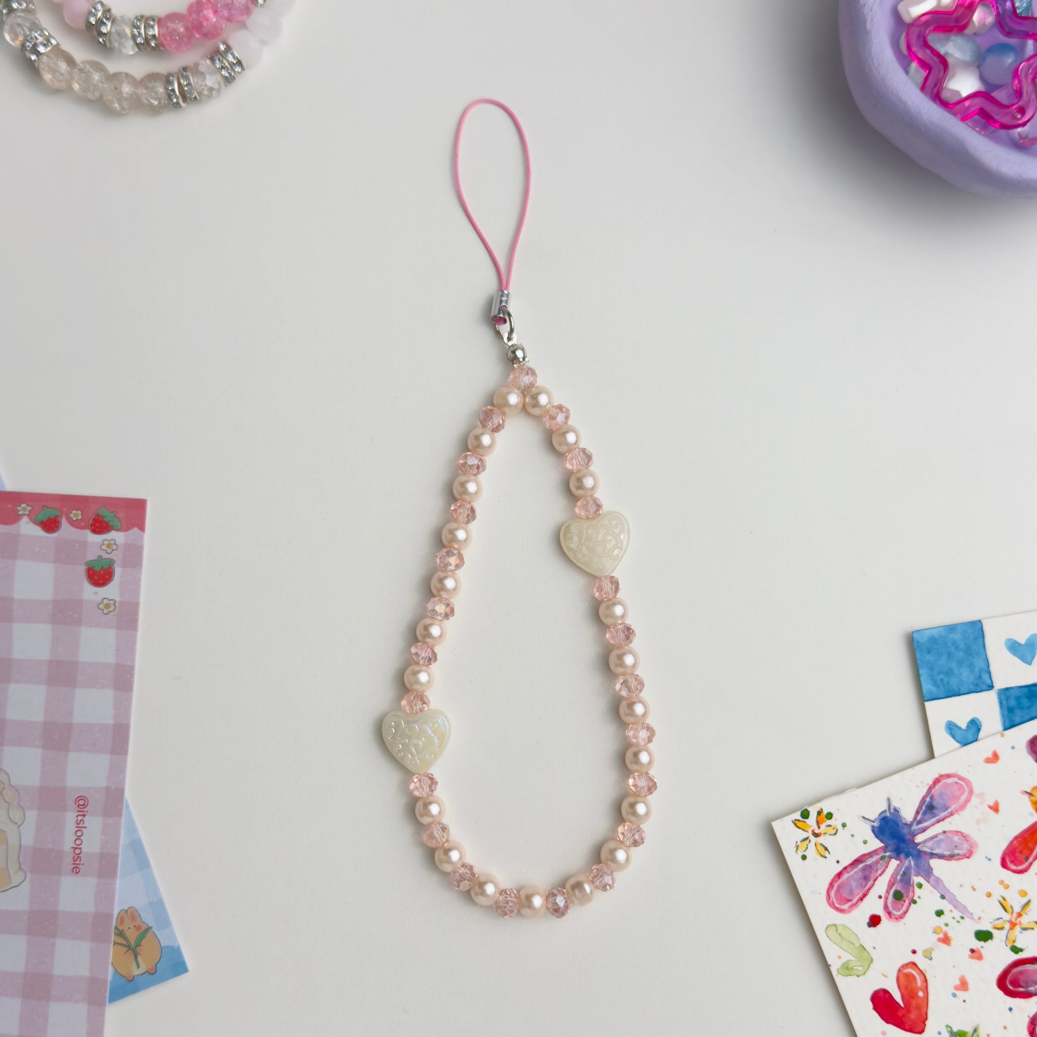 Glossed In Love Phone Charm