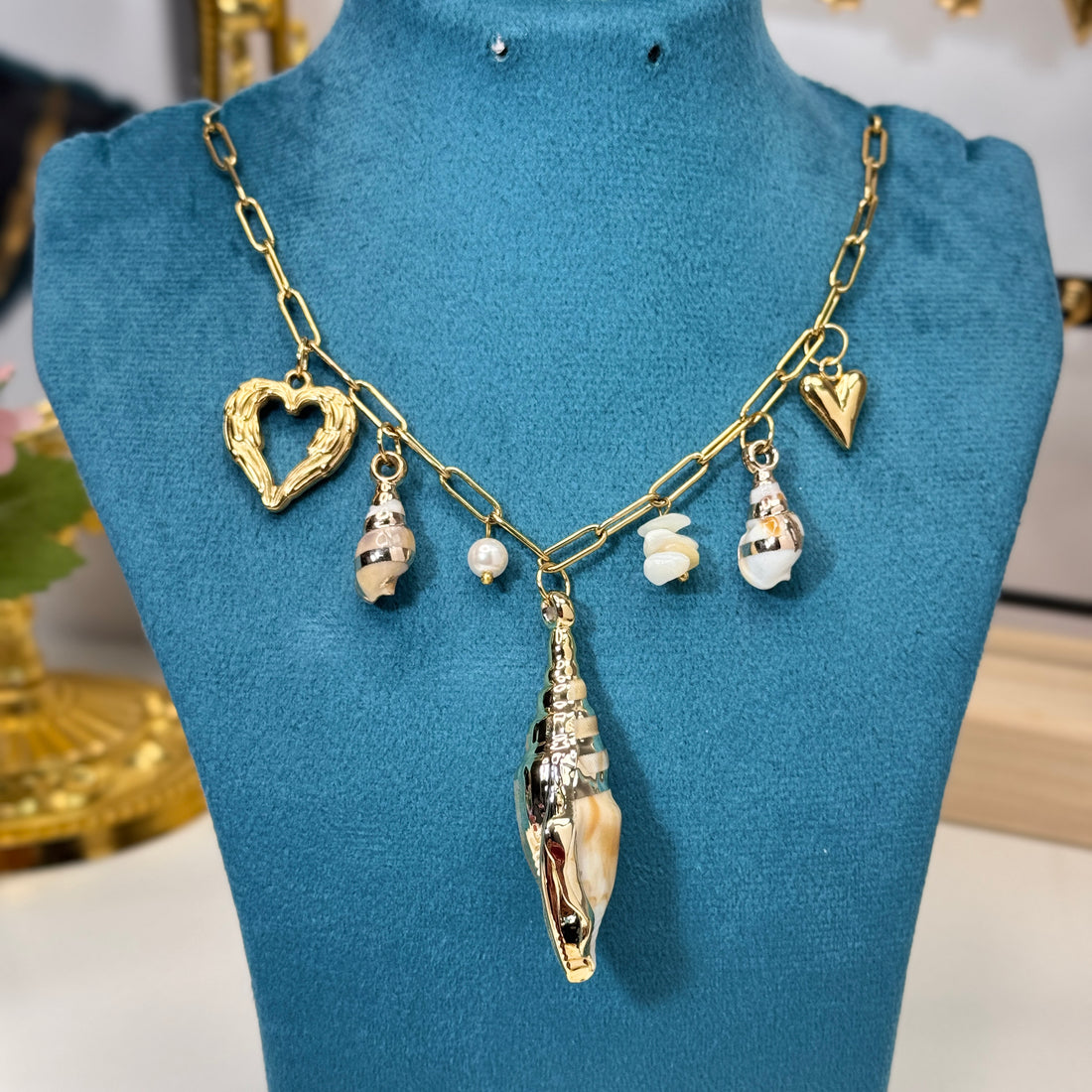 Seaside Love Charm Necklace