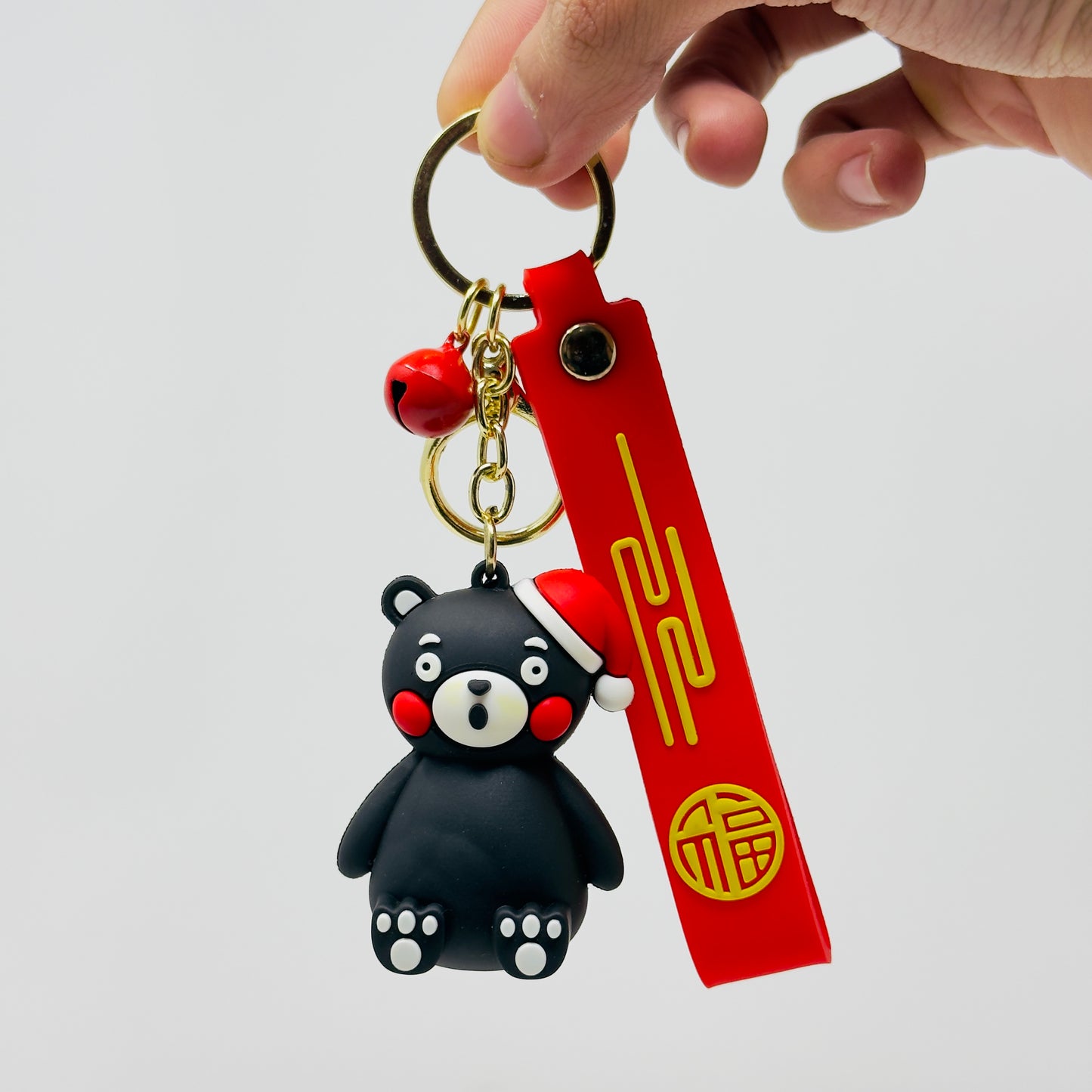 Kumamon Santa Keychain