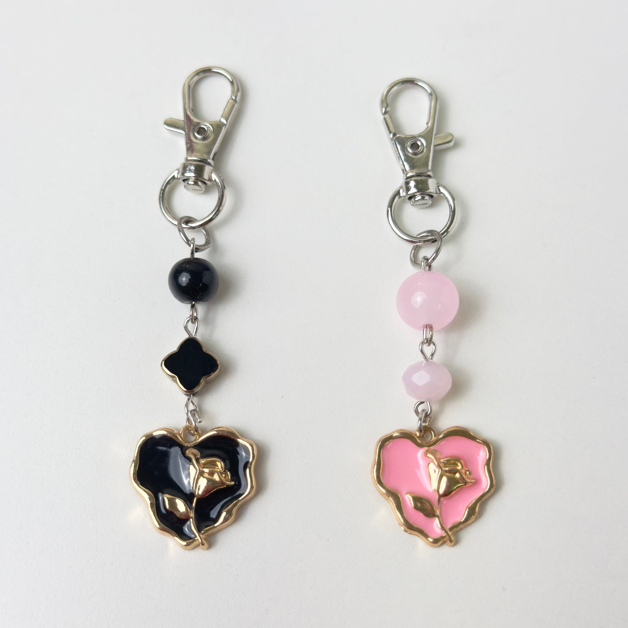Heart Of Rose Charms