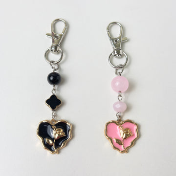 Heart Of Rose Charms