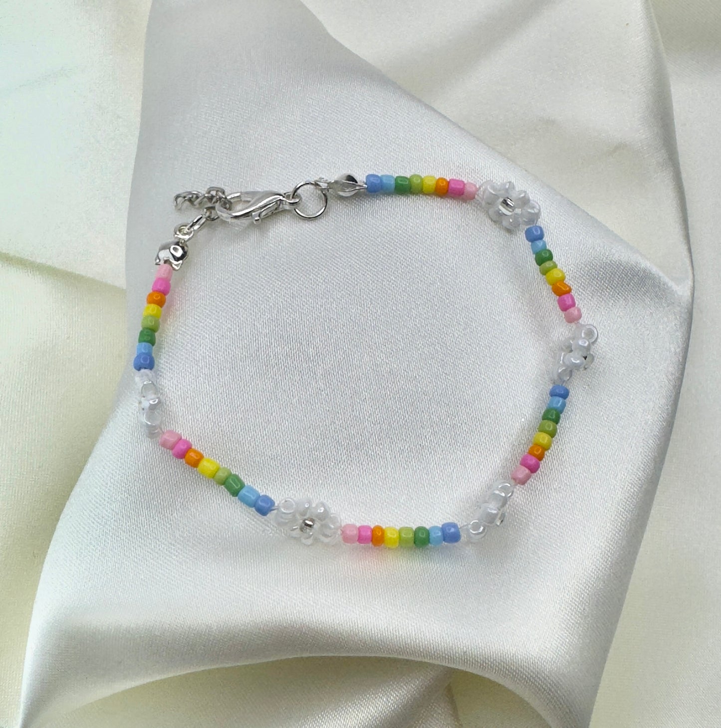 Rainbow Daisy Bracelet