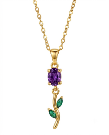 Violet Vine Necklace