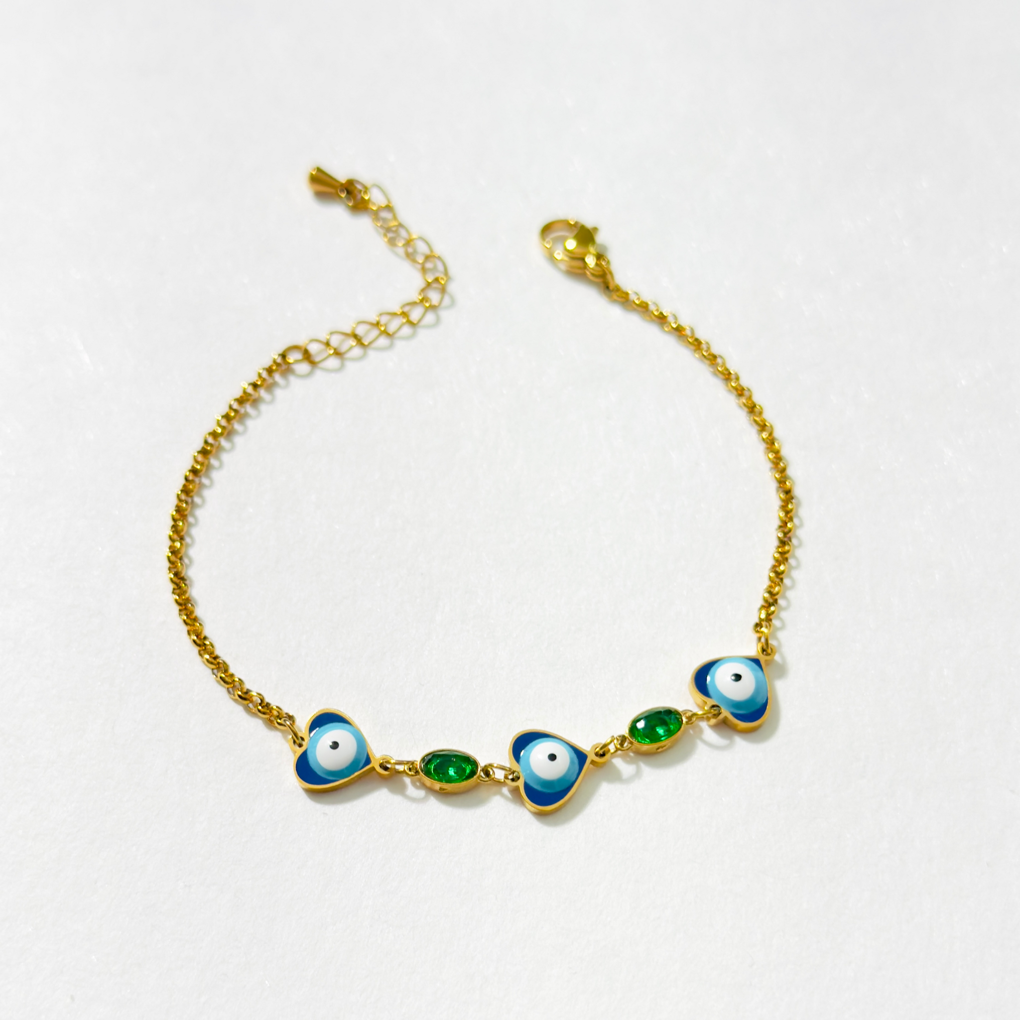 Aura Shield Evil Eye Chain Bracelet