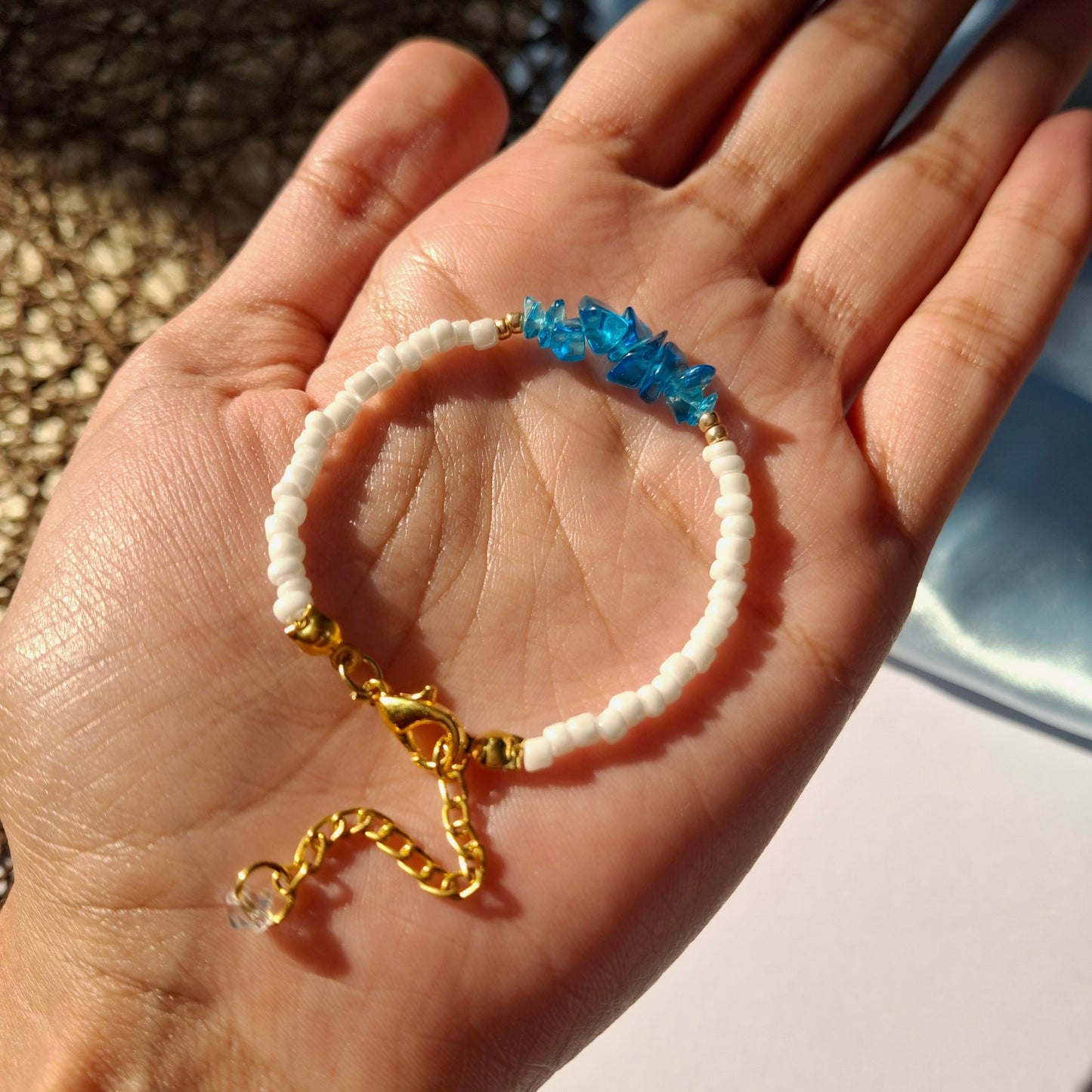 Blue Crystal Bracelet