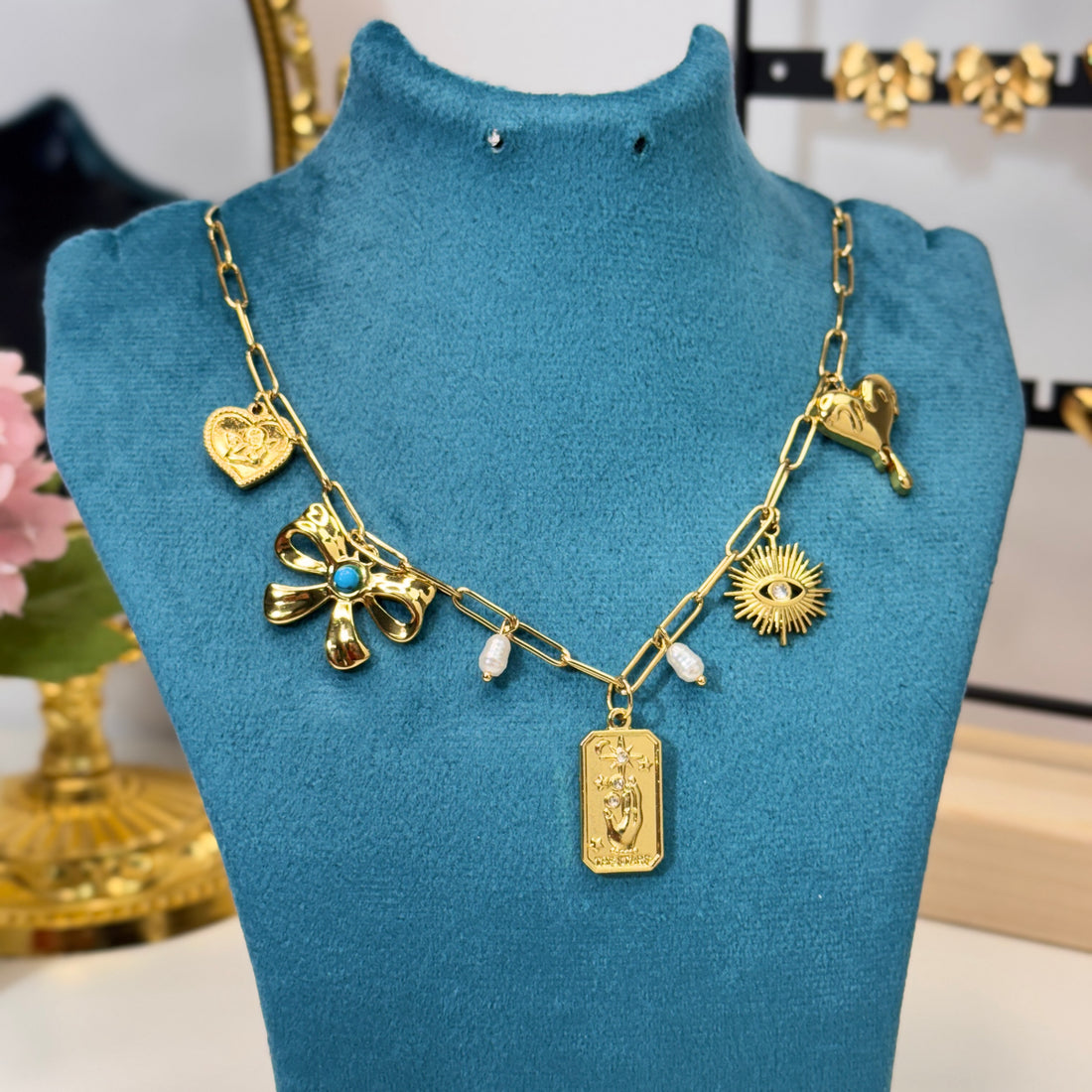 Radient Divine Charms Necklace