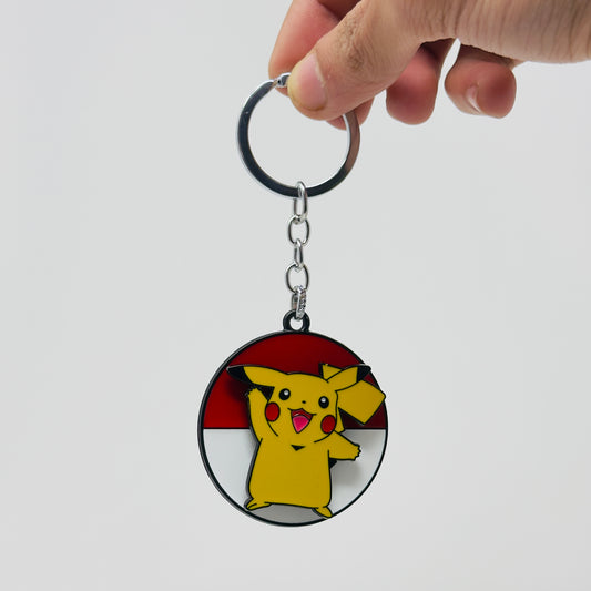 Pikachu Fidget Spinner Keychain