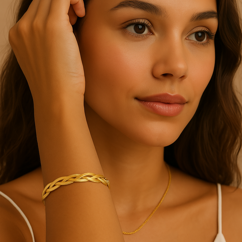 Golden Braid Bracelet