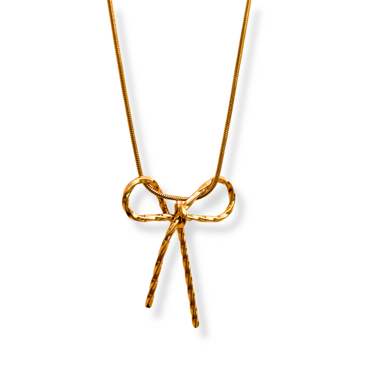 Clementine Bow Necklace