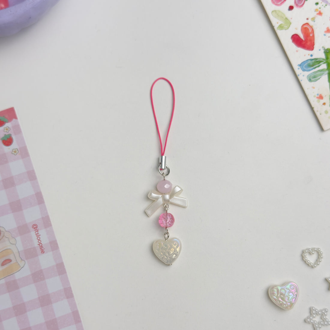 Heart Glaze Charms ✨