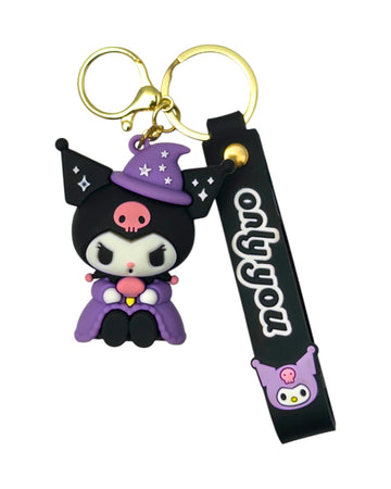 Midnight kuromi Keychain