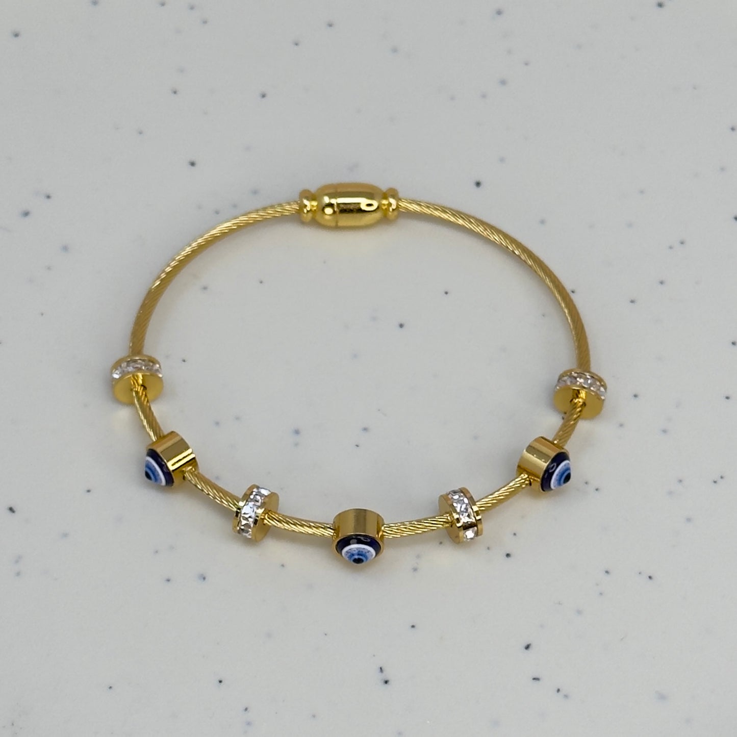 Crystal Guardian Evil Eye Bracelet