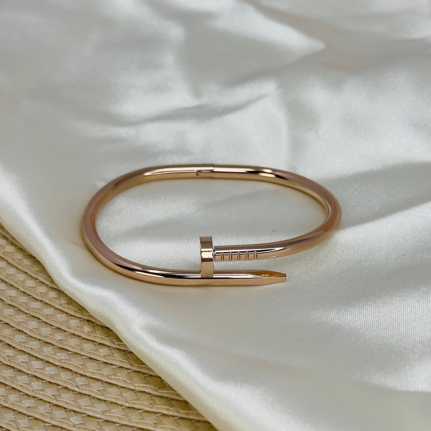 Nail Bracelet - Rose Gold