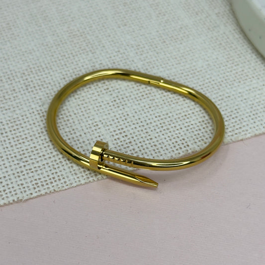 Nail Bracelet - Gold