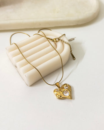 Molten Heart Necklace