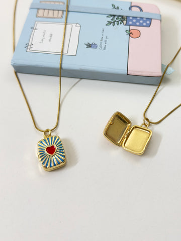 Celestial Keepsake Locket Necklace