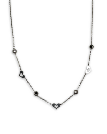 Eclipse Heart Necklace - Two Way Design