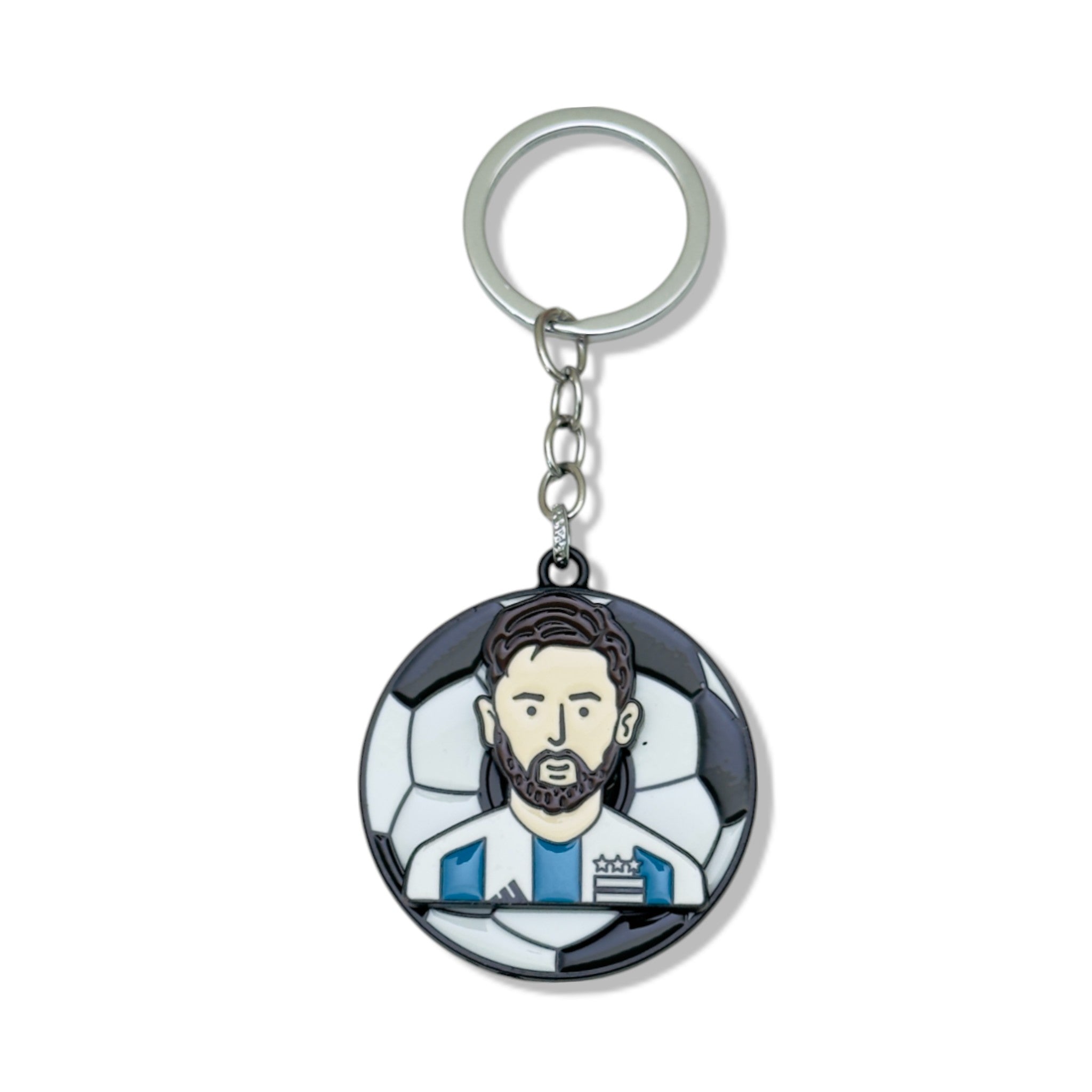 Messi Argentina Keychain – Football Legend Edition