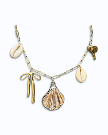 Coastal Shell Charm Necklace