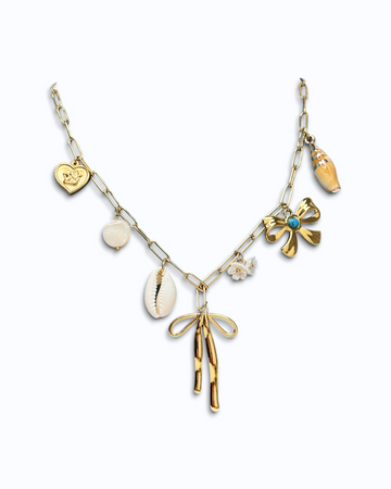 Enchanted Bow Charm Necklace