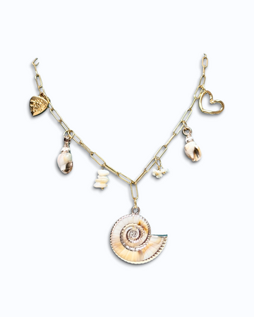 Ocean Whisper Charm Necklace