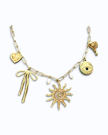 Divine Radiance Charm Necklace