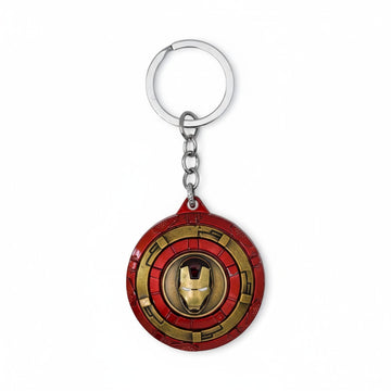 Iron Hero Arc Reactor Metal Spinner Keychain