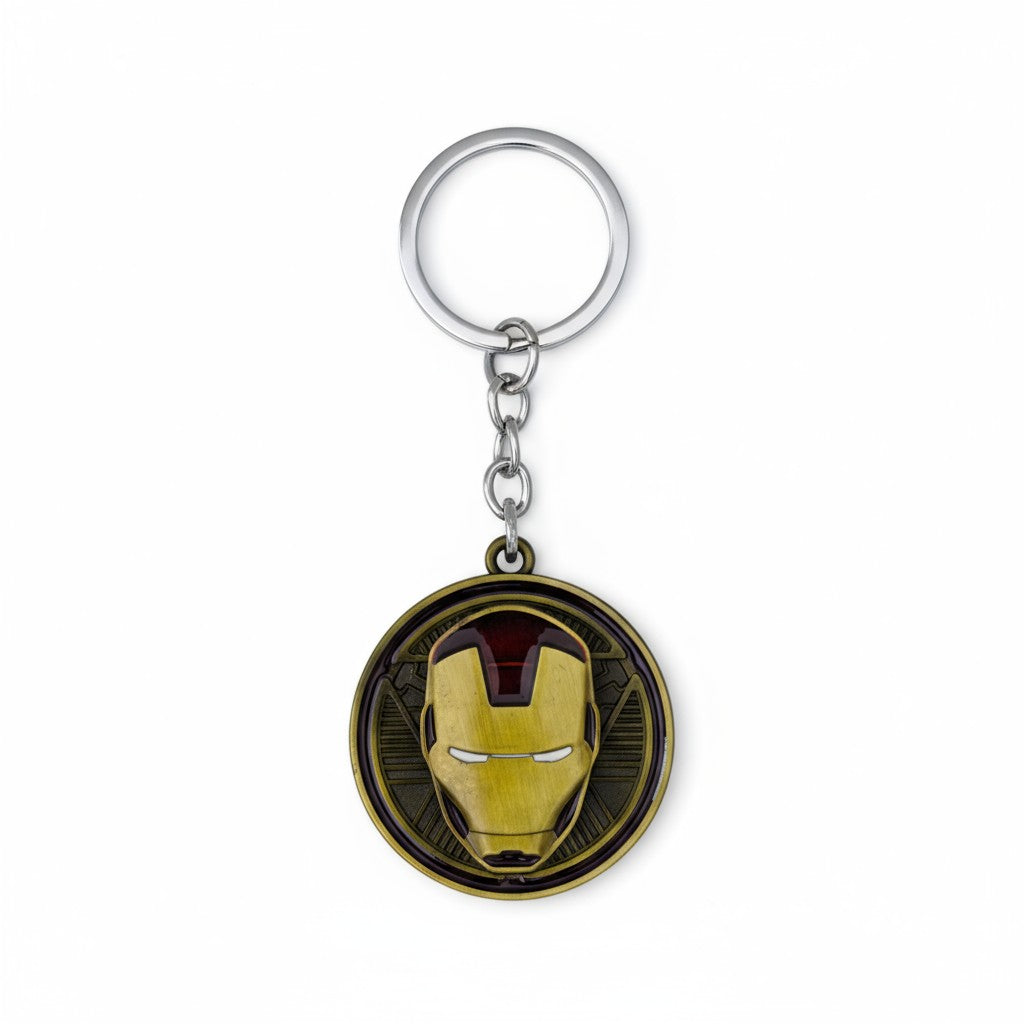 Iron Hero Metal Spinner Keychain