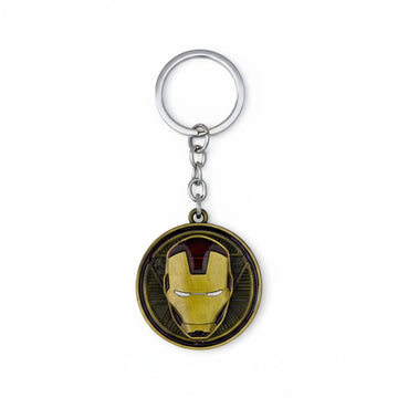 Iron Hero Metal Spinner Keychain