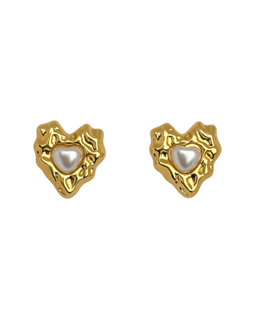 Molten Heart Studs