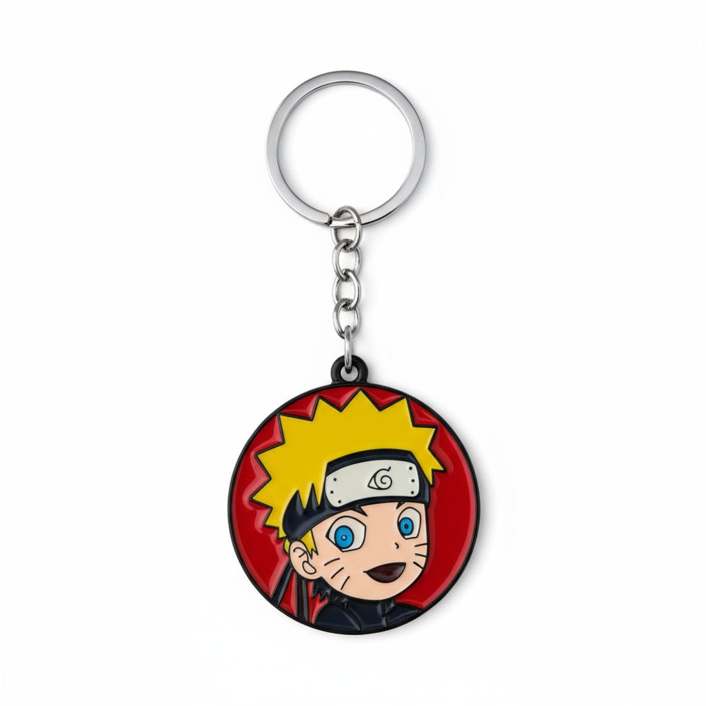 Ninja Hero Metal Spinner Keychain