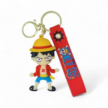 Straw Hat Hero Silicone Keychain