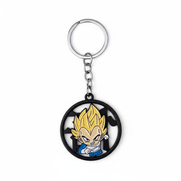 Super Saiyan Metal Spinner Keychain