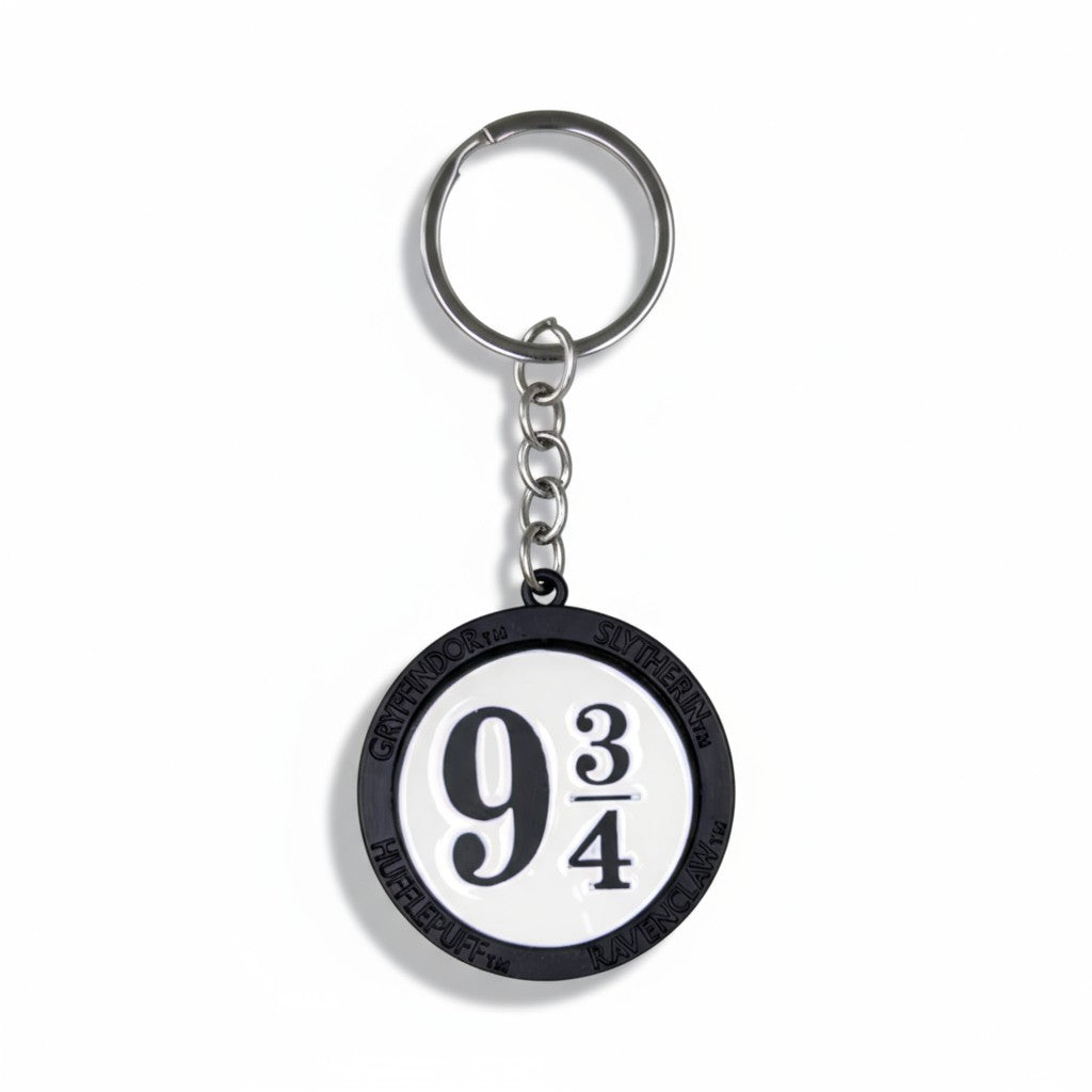Wizard Platform 9¾ Metal Spinner Keychain