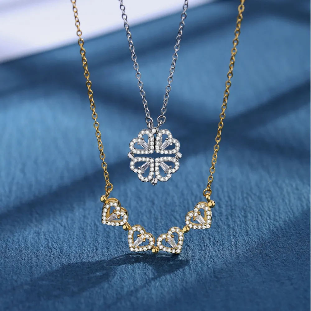 Four Hearts of Love Necklace