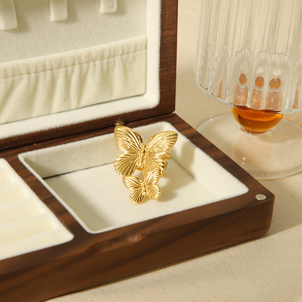Flutter Duo Adjustable Ring